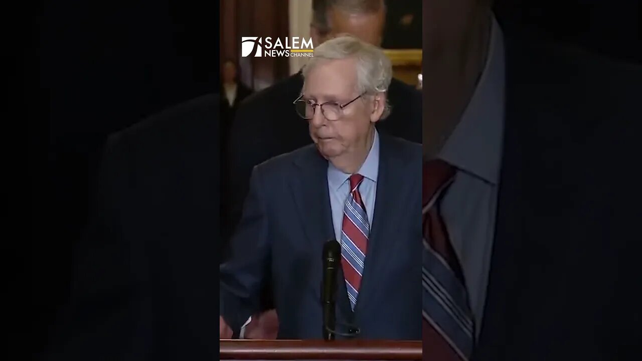 Mitch McConnell is unwell. He appeared to have a medical emergency during a press conference.#shorts