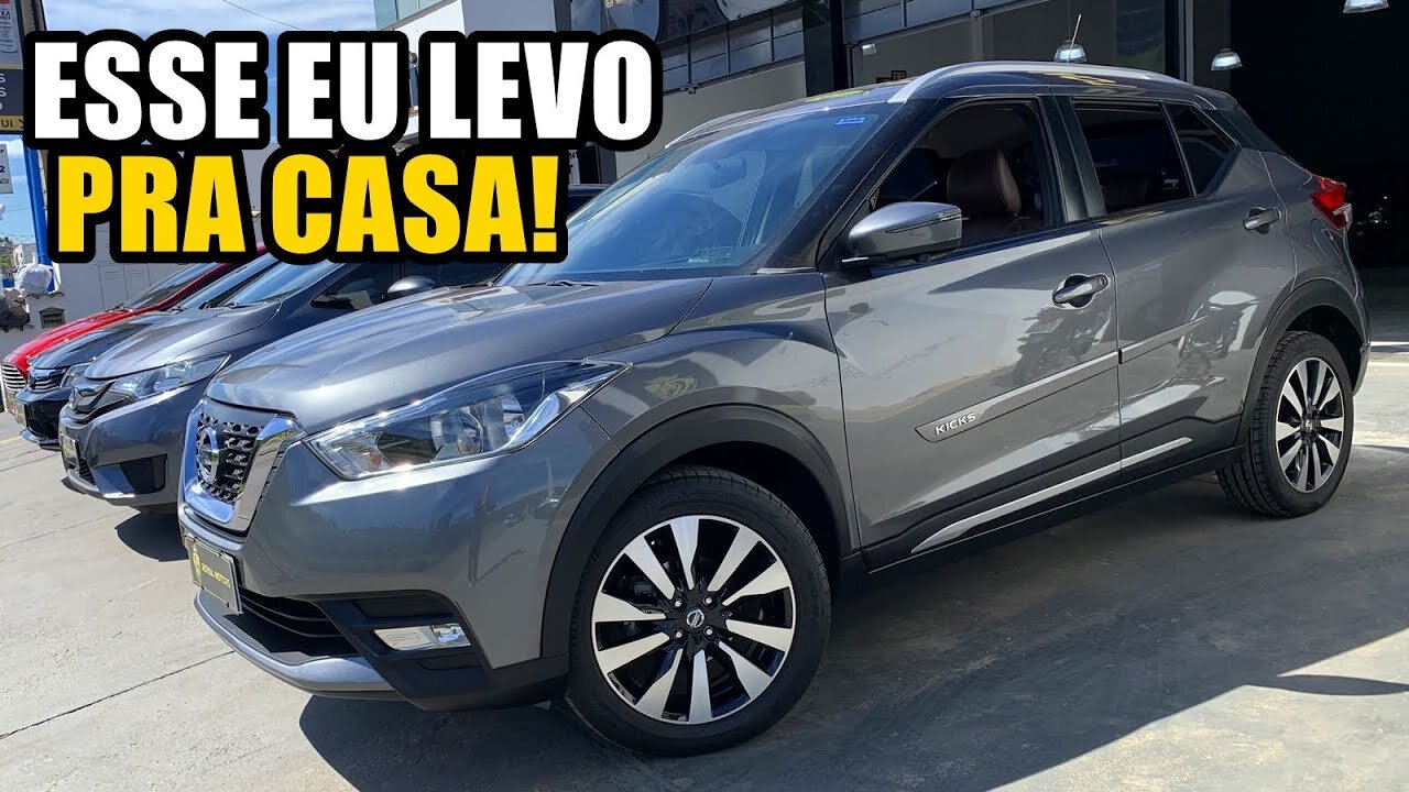 Nissan Kicks SL 1.6 CVT Flex 2017 | BEBE POUCO, BONITO, CONFORTÁVEL E BOM PREÇO!