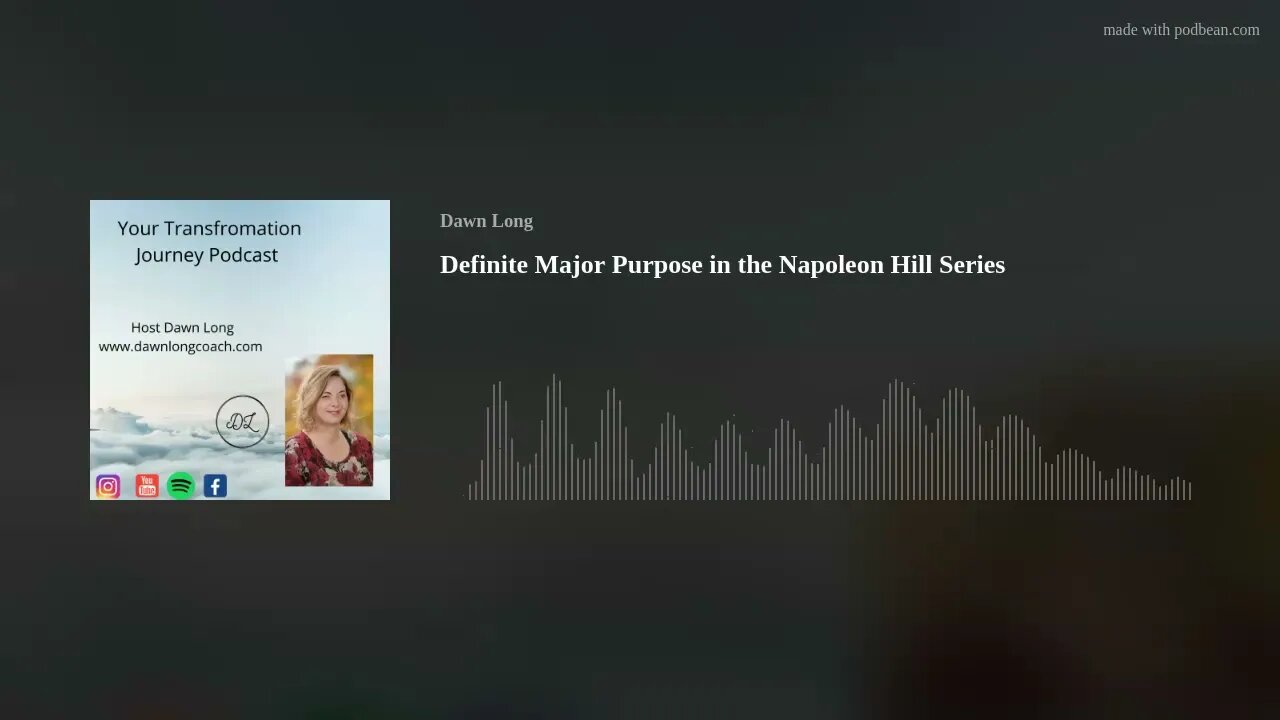 Definite Major Purpose in the Napoleon Hill Series