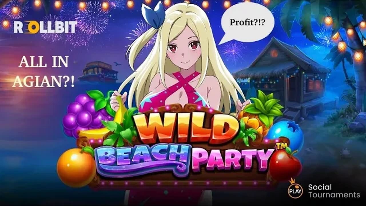 I WENT ALL IN ON WILD BEACH PARTY AND IT PAID THIS MUCH!! (Rollbit)