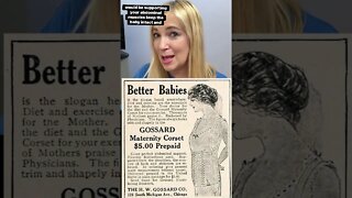 History of Maternity Wear from 1800s to Present! #shorts