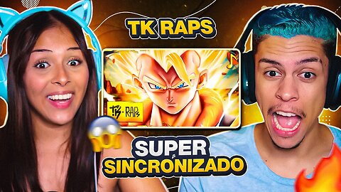 TK RAPS ft. DAARUI - SAIYAJIN SUPREMO - Gogeta (Dragon Ball) | [React em Casal] 🔥