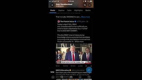 Trump speech 15/04/2024