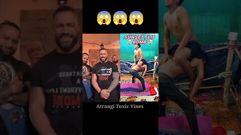 WWE Move Sunset Flip Bomb 🔥 #shorts #wrestling #johncena