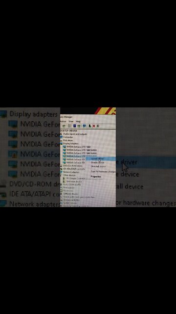 How To Fix a Windows GPU NVIDIA Display Adapter Error #Shorts