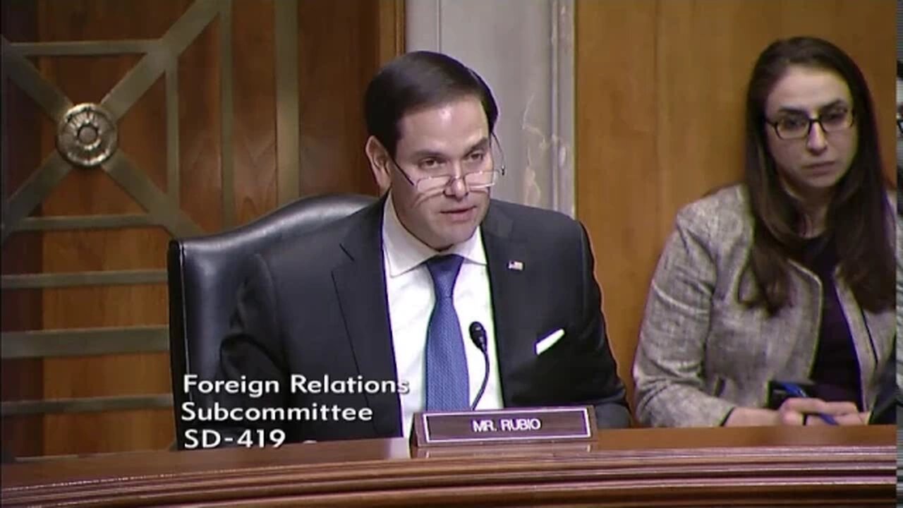 Rubio makes the case for U.S. leadership in support of democracy and human rights