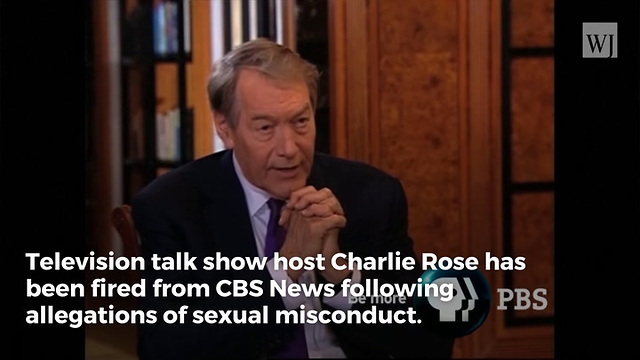 Charlie Rose Fired by CBS News