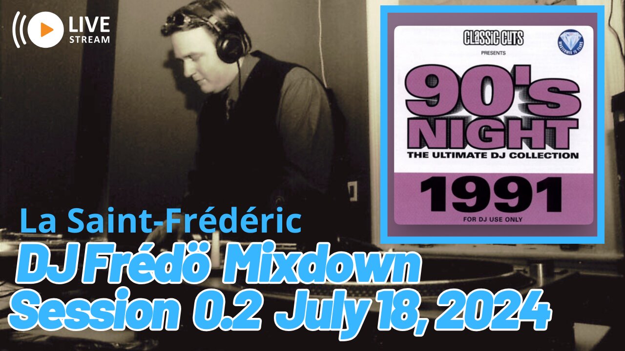 DJ Mixdown Testing Virtual DJ App - 1990's Eurodance w/ DJ Frédö