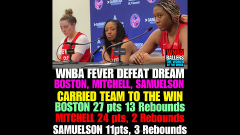 WNBAB #43 Aliyah Boston, Kelsey Mitchell lead Indiana Fever win over Atlanta Dream…