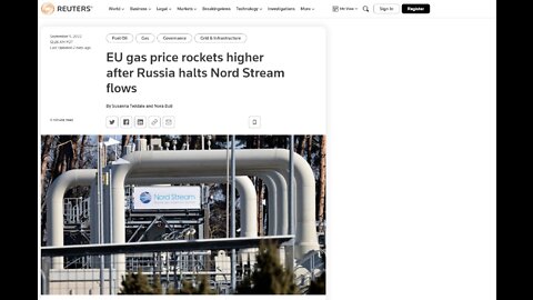 Russia Drops The Hammer: Halts Gas Flows - Praying For The Future of America 09/06/2022