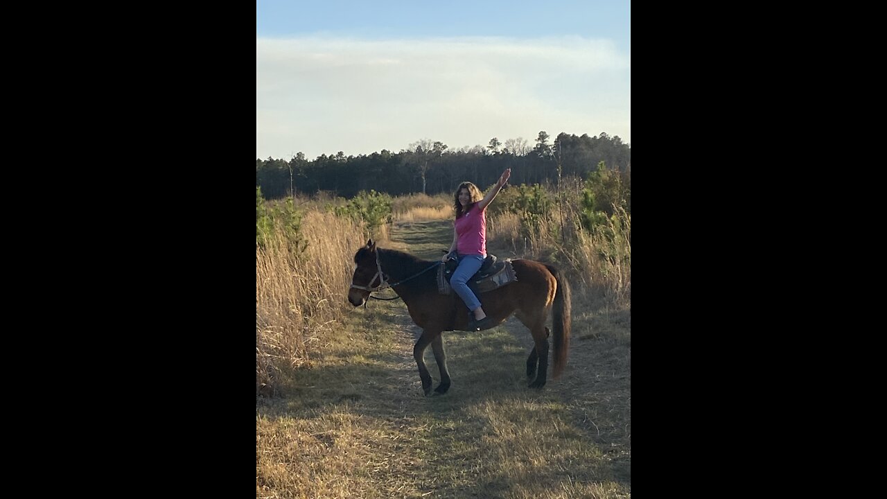 WE WENT ON ANOTHER TRAIL RIDE