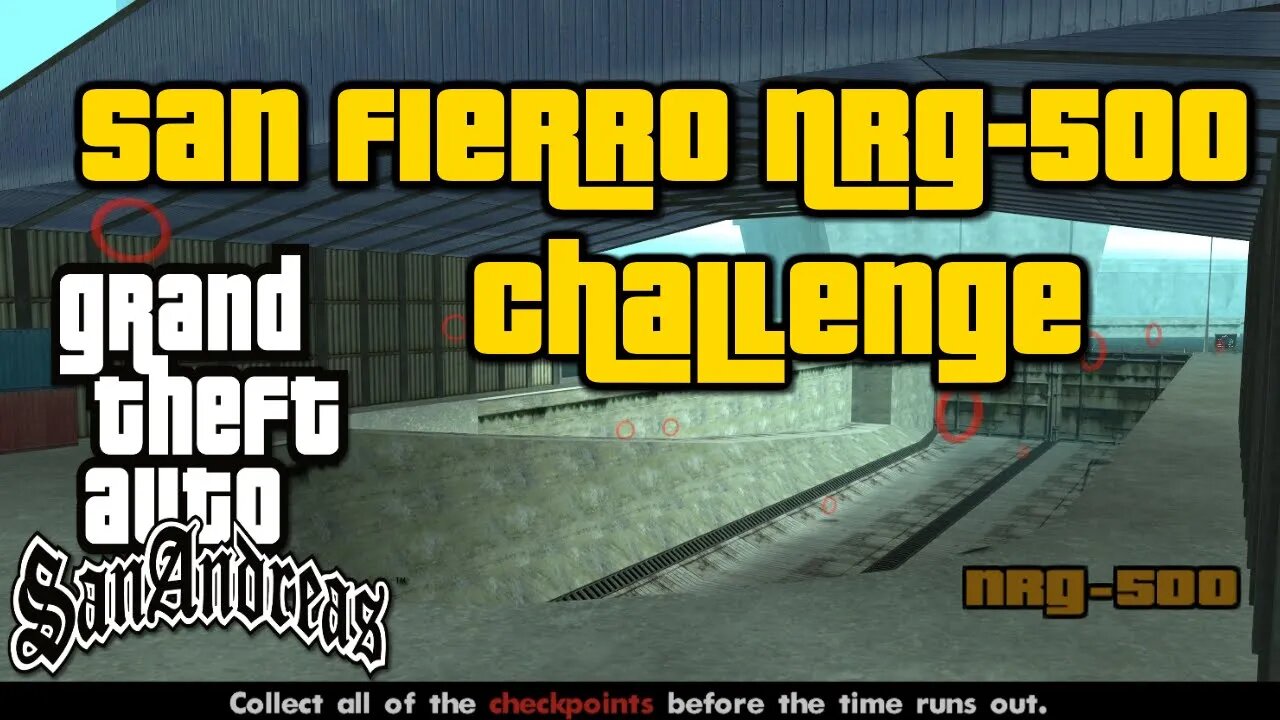 Grand Theft Auto: San Andreas - San Fierro NRG-500 Challenge [Hidden Secret Minigame]