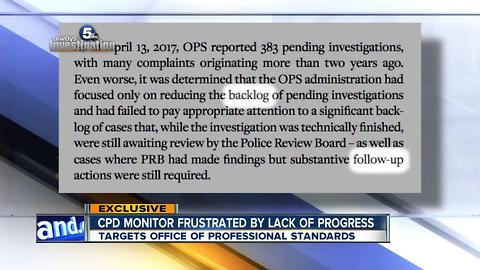 Cleveland Police Monitor targets Office of Professional Standards