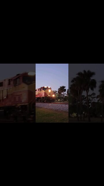 Florida East Coast Railway FEC-107 at South Daytona Florida Mar. 16 2023 #railfanrob #fec