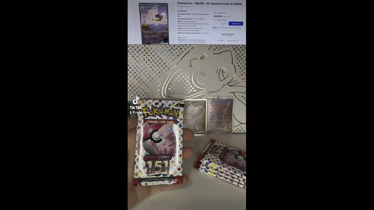 Pokemon 151 Set - I will get the special illustration Rare Charizard. #pokemon