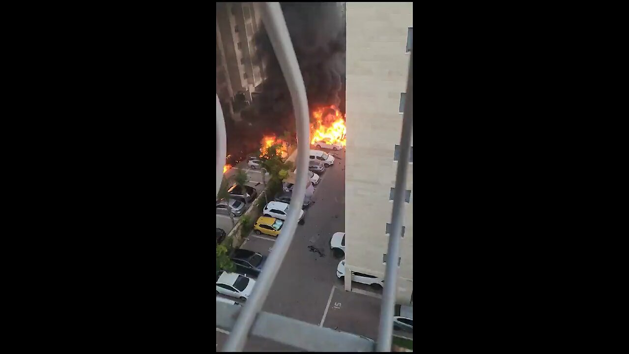 Hamas Rockets Aftermath.