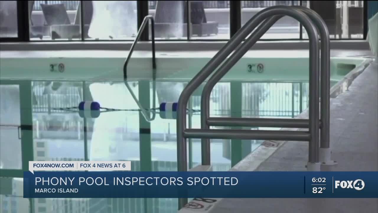 Pool inspector scam