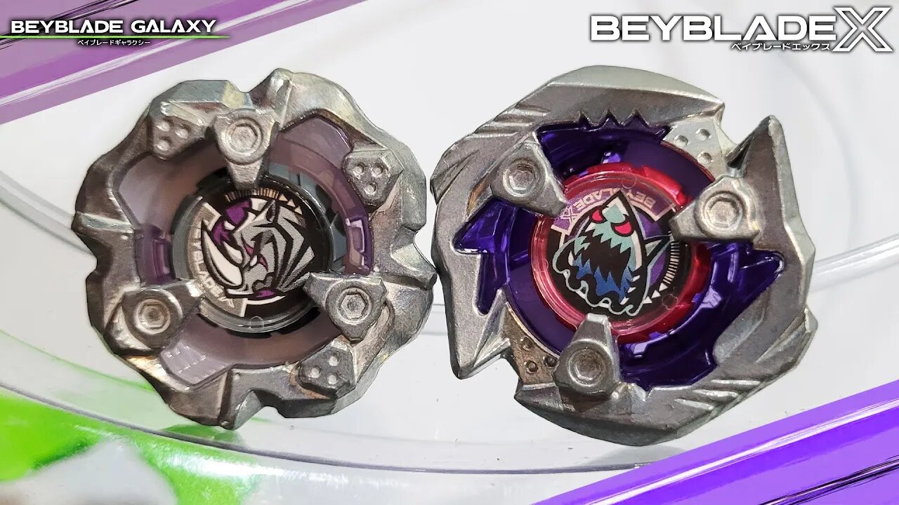 RHINOHORN 3-80S vs SHARKEDGE 3-60LF stock - Beyblade X ベイブレードX