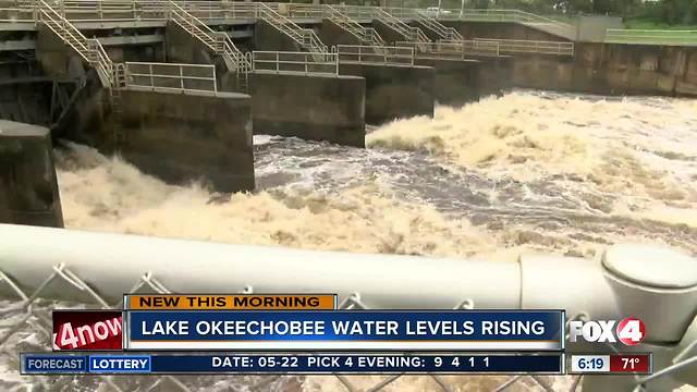 Water levels of Lake Okeechobee rising, discharges possible