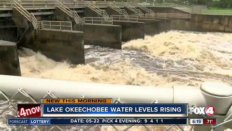 Water levels of Lake Okeechobee rising, discharges possible