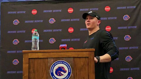 SDSU Post-game Press Conference With Boise State Head Football Coach, Spencer Danielson