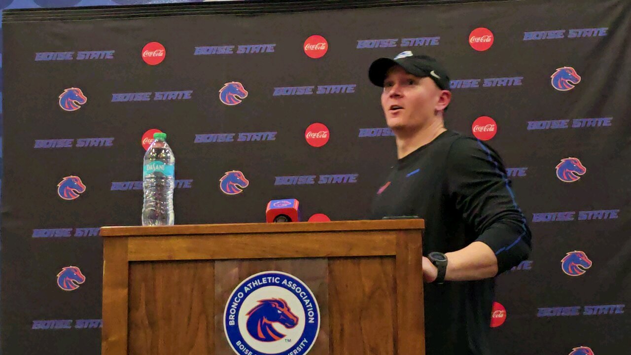 SDSU Post-game Press Conference With Boise State Head Football Coach, Spencer Danielson