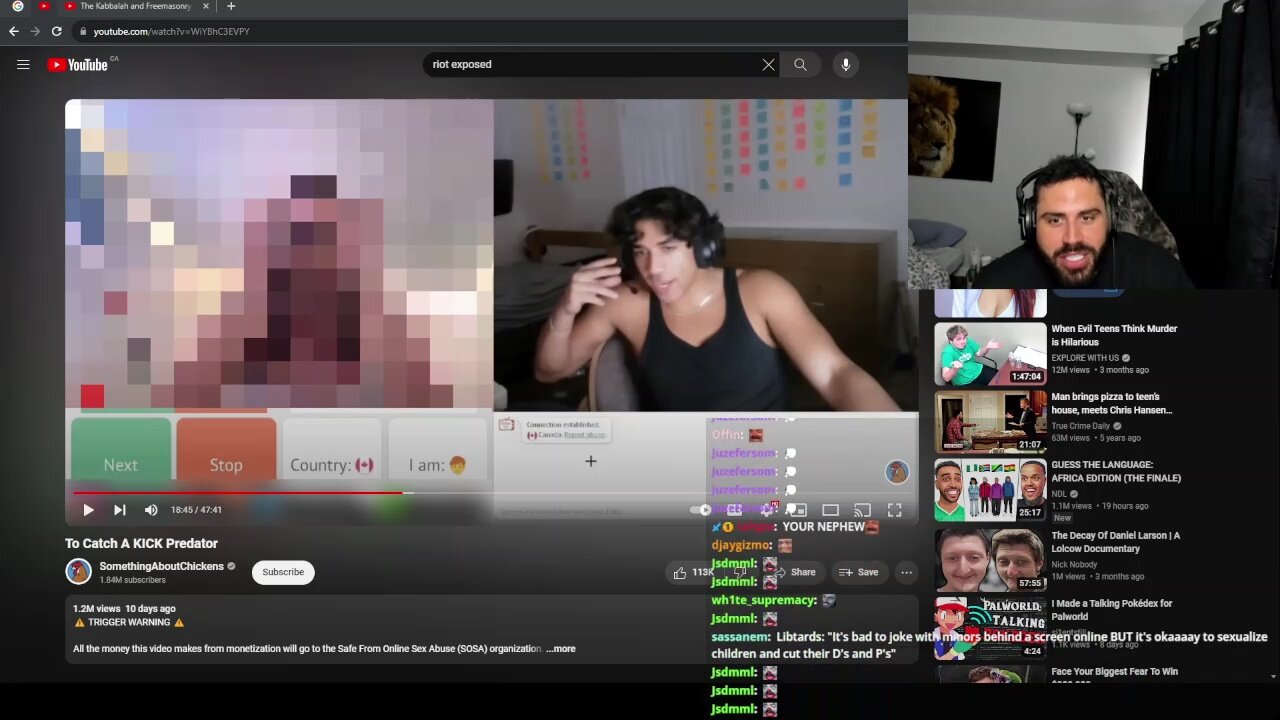 Zherka Reacts to Riotlol Being A Predator On Kick & Gets Banned On Monkey - 2-21-2024