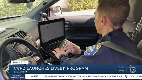 Chula Vista Police Department launches Live911 program