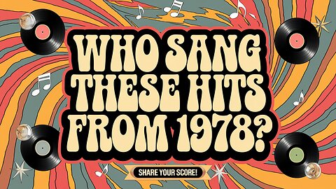 Who Sang These Hits From 1978?