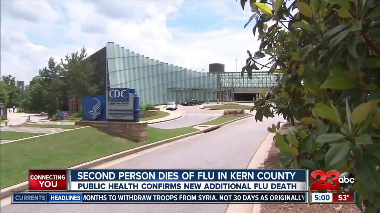 Second flu related death in Kern County