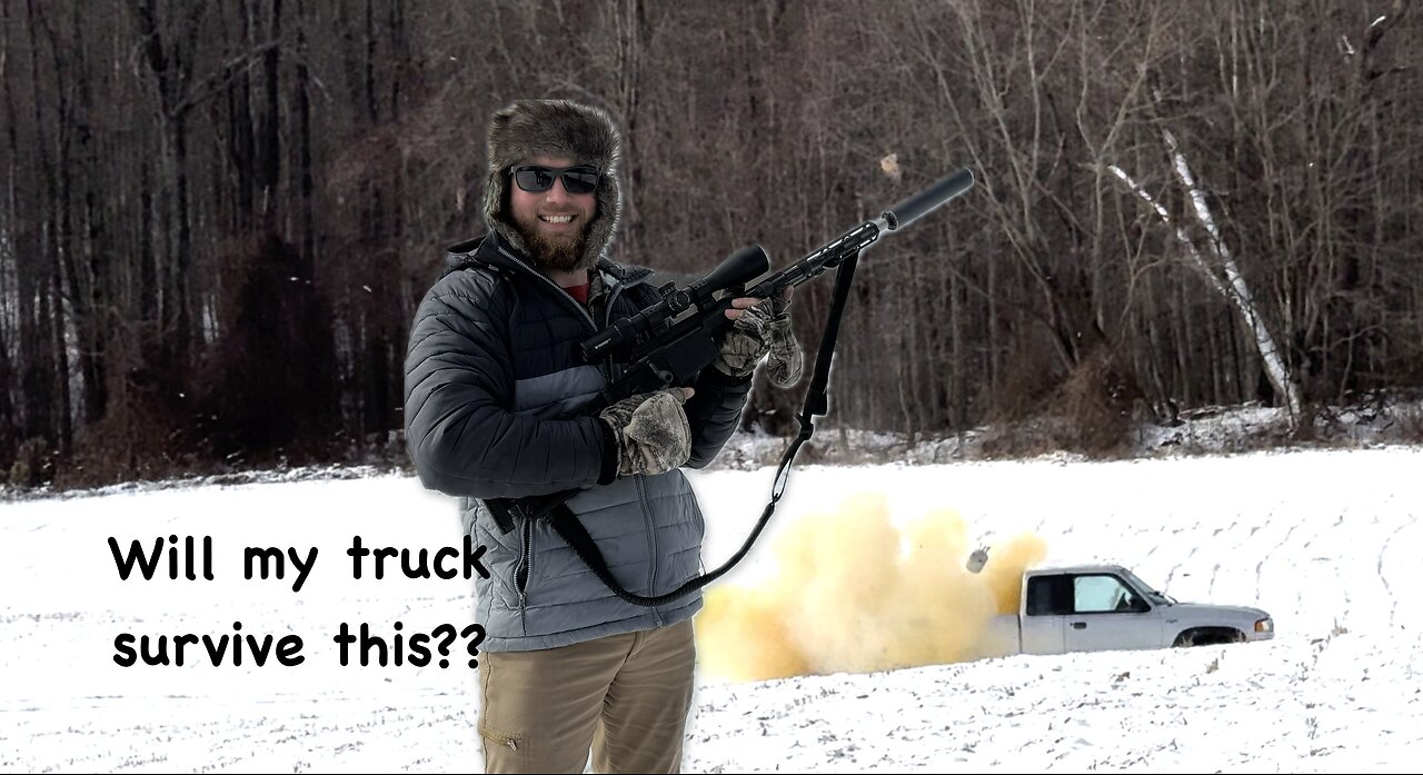 Tannerite vs Truck ! Insane rockets with Tannerite launch 200 feet