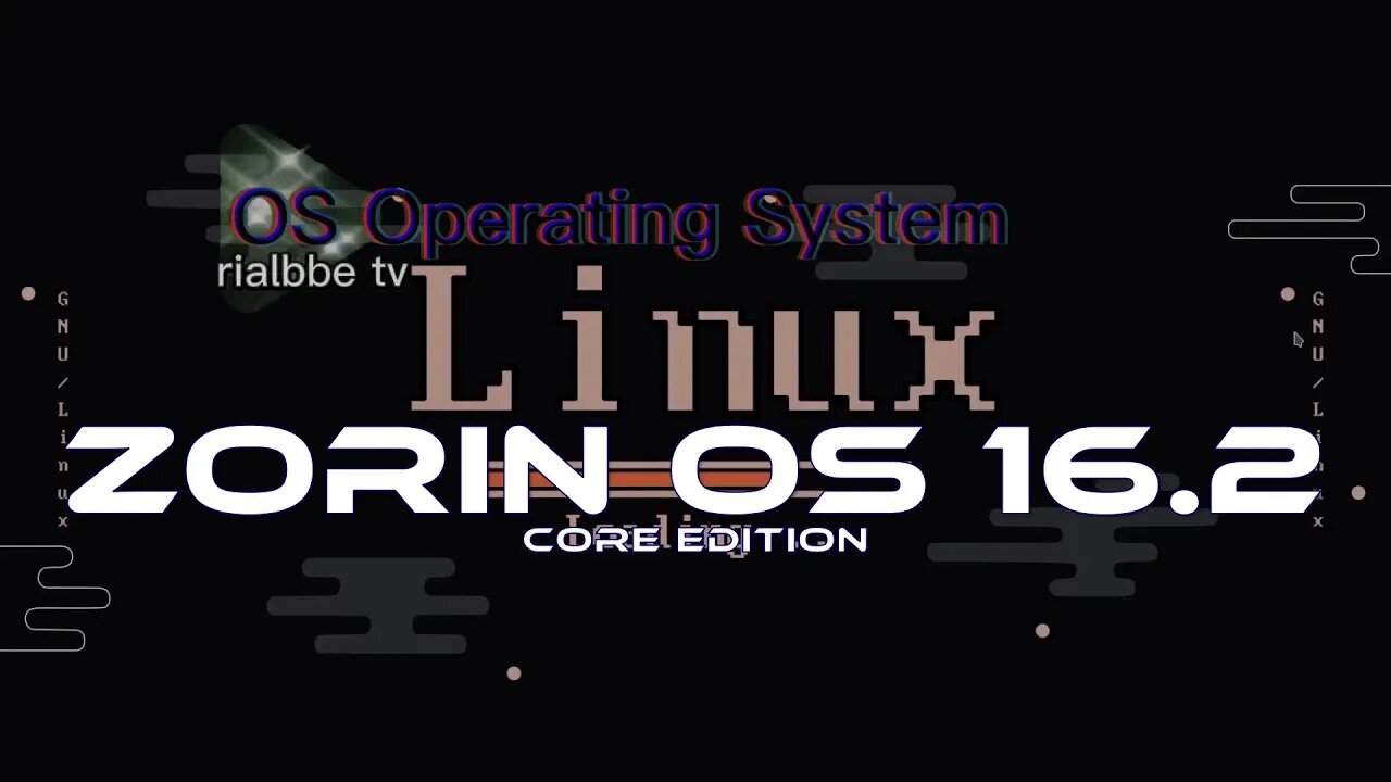 OS Operating System - Zorin OS Core 16.2 Linux