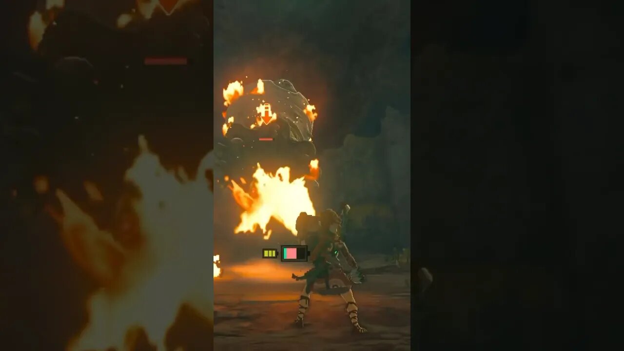 Flame Shield is OP!! 🔥 🛡️ #shorts #nintendoswitch #zeldatearsofthekingdom