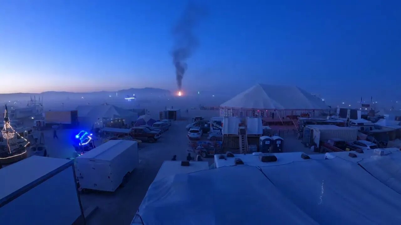 Red Nose District NIGHT LAPSE Burning Man