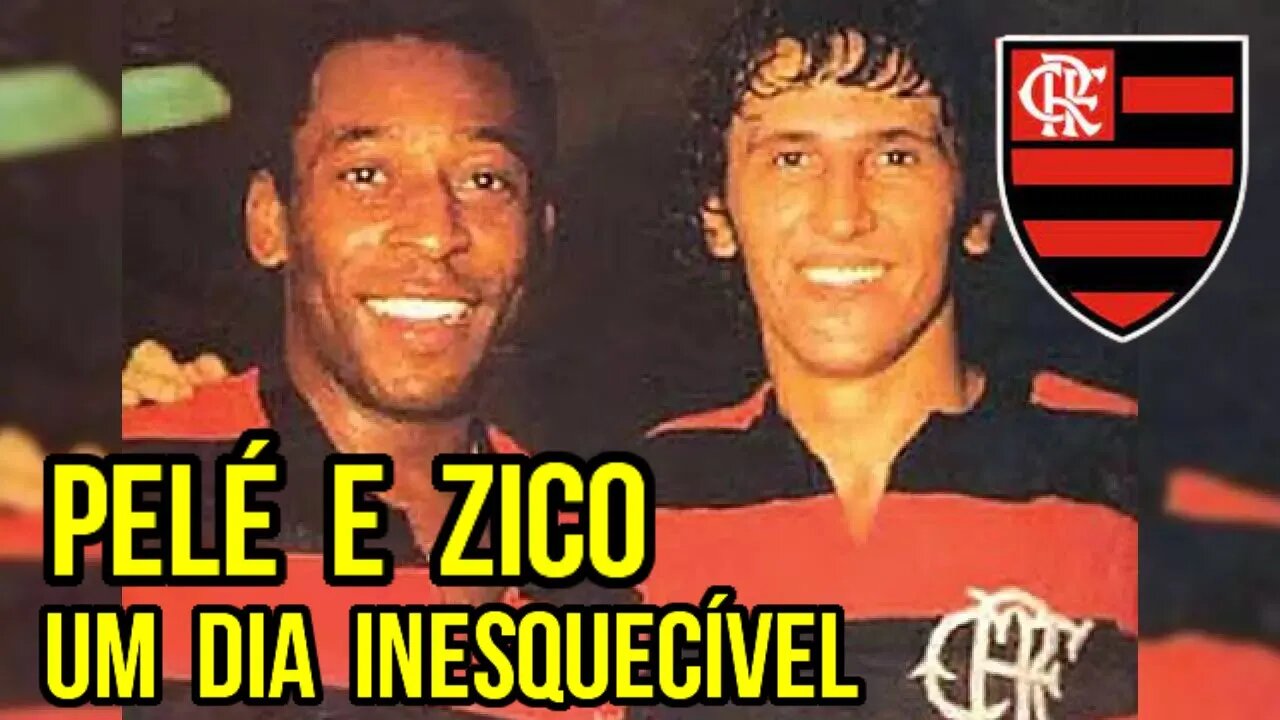 INCRÍVEL! PELÉ E ZICO JOGAM JUNTOS E FORMAM A DUPLA DO SÉCULO PELO FLAMENGO - É TRETA!!!