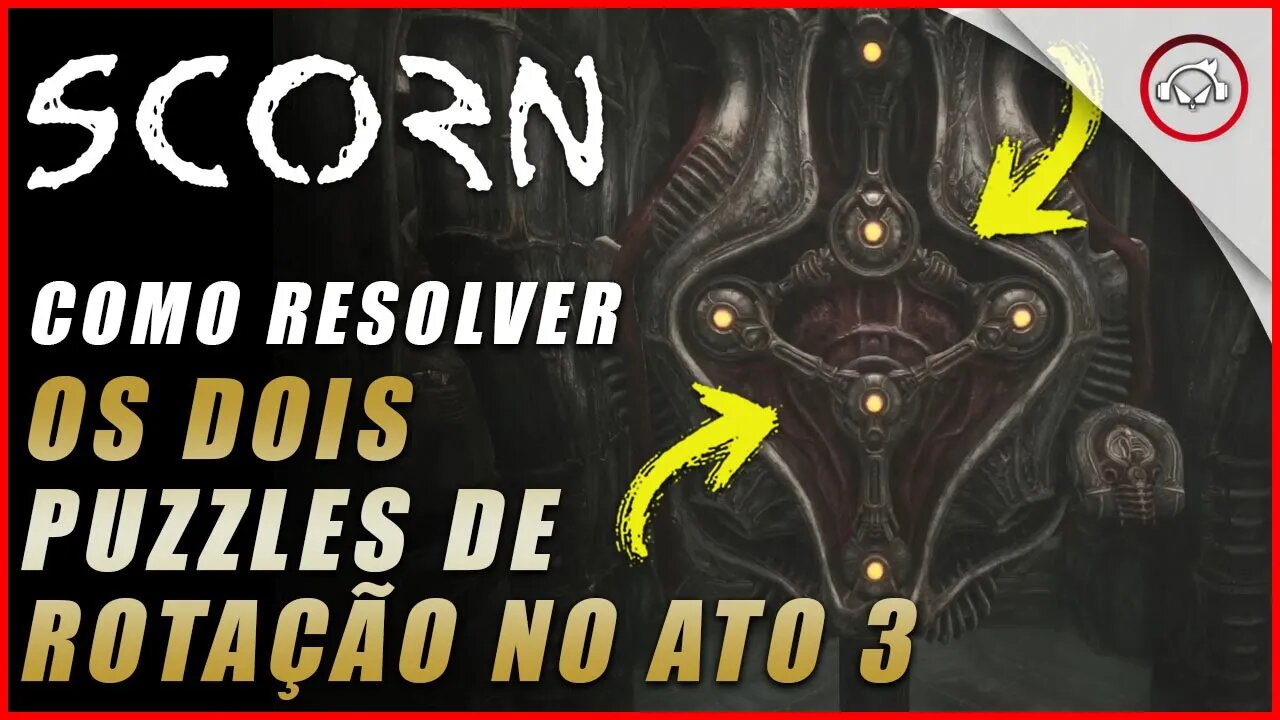 Scorn, Como resolver os dois puzzles de rotação do ato 3 | Super dica