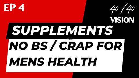 Supplements for Men in Their 40s: Real Talk on Creatine, Lion's Mane, NMN & Nootropics.