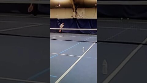 tennis serve placement, oh, so close