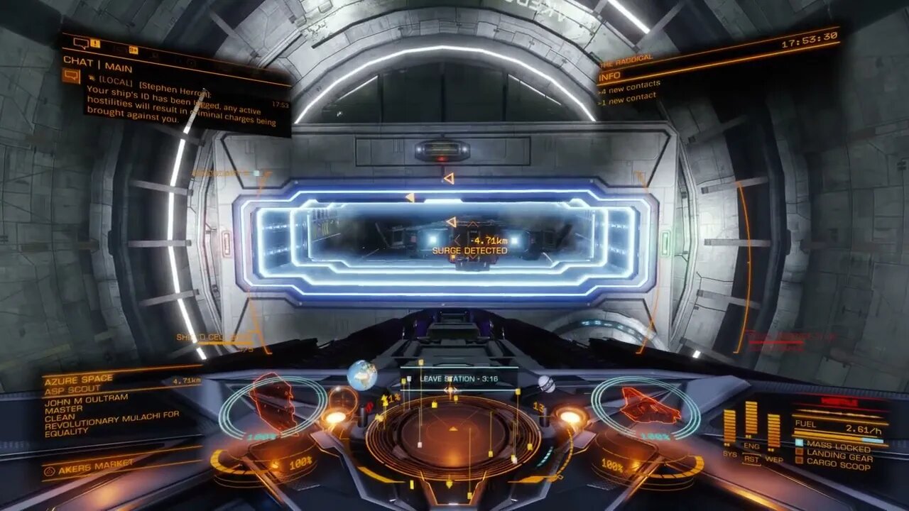 #EliteDangerous access / exit is blocked