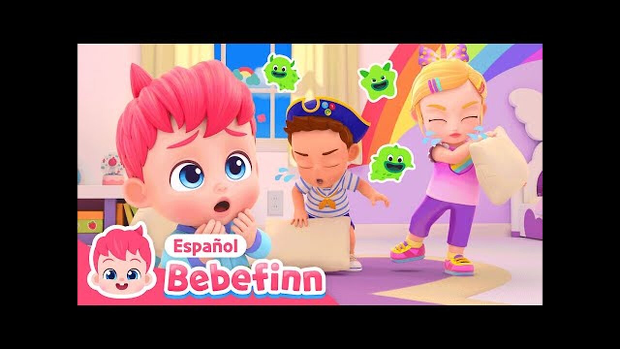 ¡Achú!🤧 Tapa Tu Estornudo | A Lavarse las manitas🤲🏻 | Canciones Infantiles | Bebefinn en español