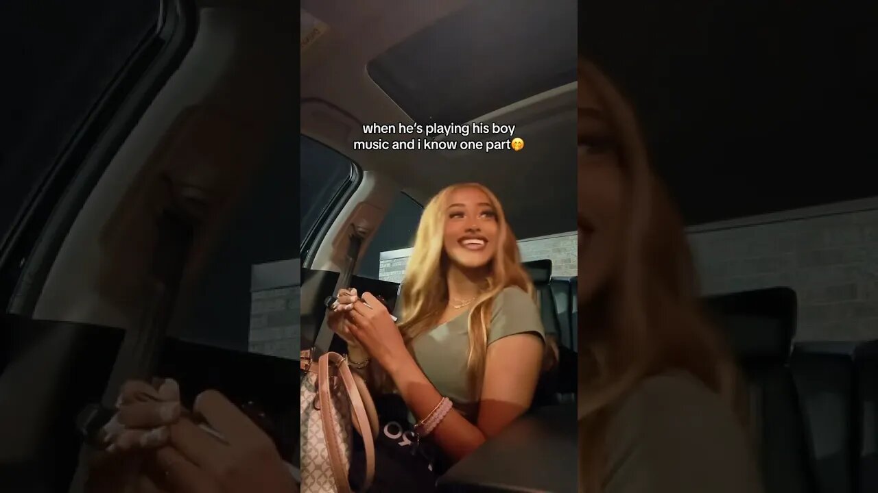 When he’s playing his boy music and I only know one part 😂