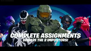 Master Chief & Princess Luna "DREAM" hunt for the Imposter! / Fortnite season 7 end