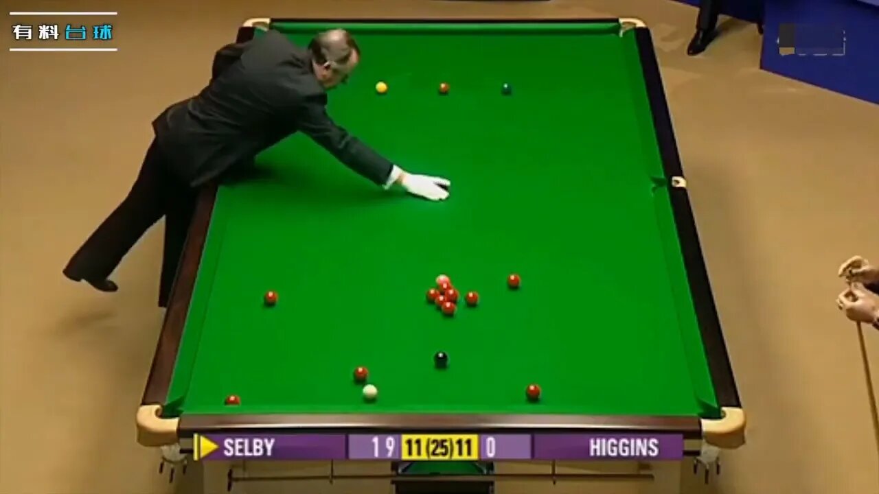 After % Selby % was % made % a % snooker, % he % was caught playing tricks by the referee