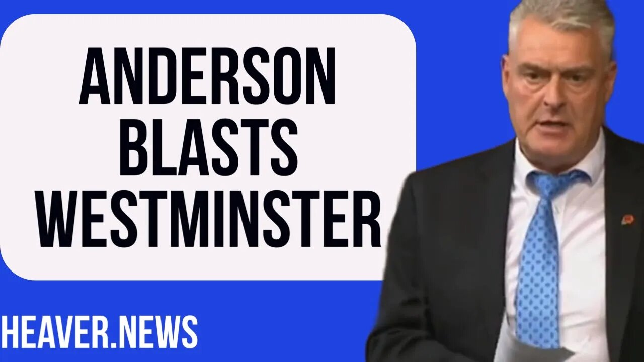 Furious Lee Anderson Hammers Westminster FAILURE