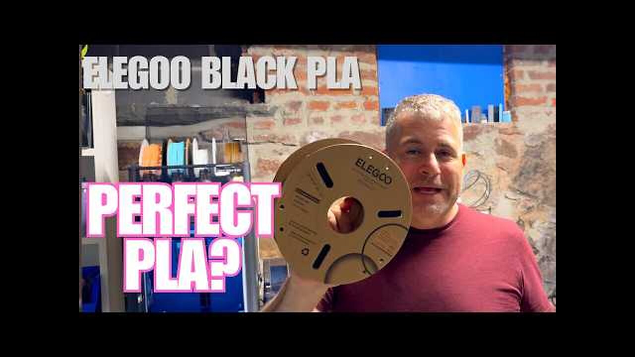 Elegoo Black PLA - The Best Filament I've Ever Used