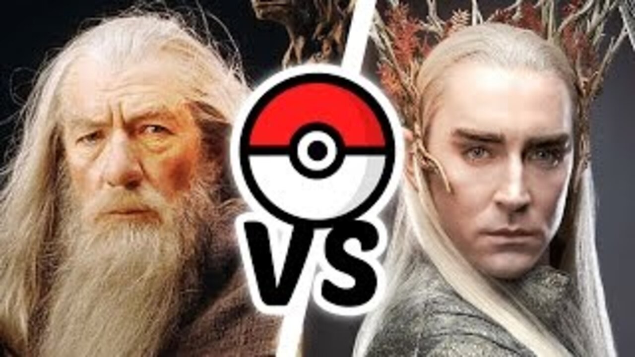 Hobbit Pokemon Battle - Gandalf Vs Thranduil ( Parody )