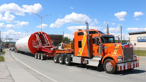 Transport de l'éolienne Saint-Georges