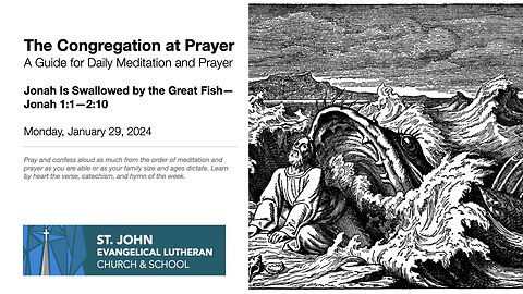 Jonah Is Swallowed by the Great Fish—Jonah 1:1—2:10