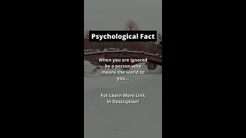 When you are... | Psychological Facts