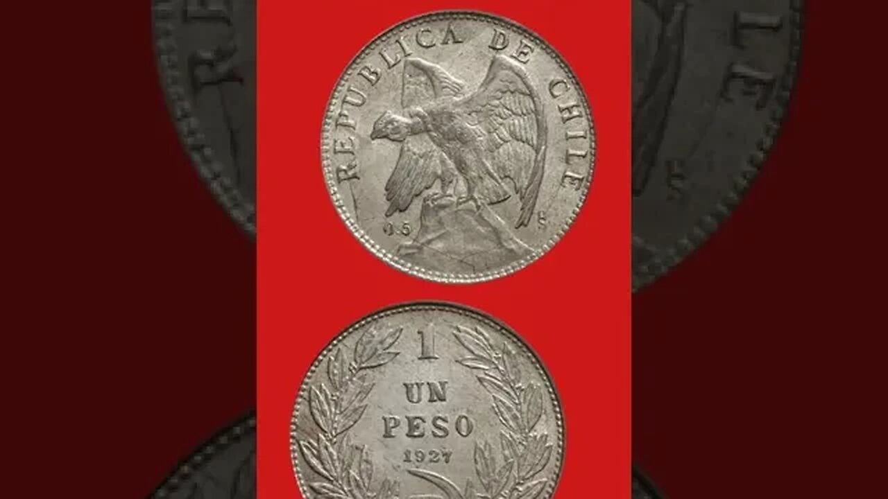 CHILE 1 PESO 1927.#shorts @COINNOTESZ